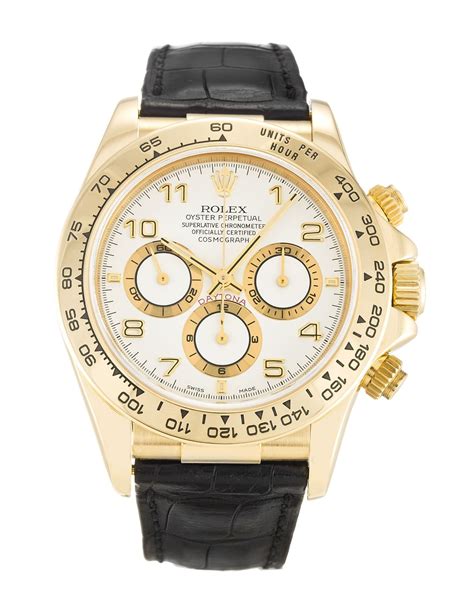 rolex daytona oro e coccodrillo|rolex wrist watch.